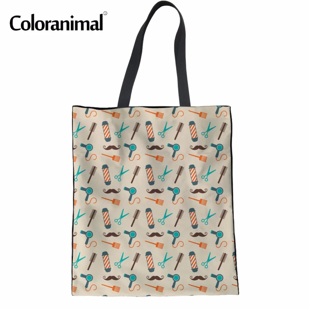 Сумка для парикмахера с рисунком из мультфильма Coloranimal женские повседневные