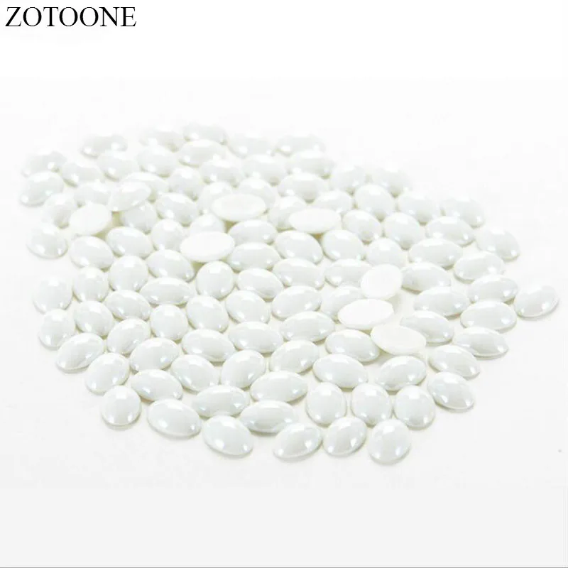 ZOTOONE 200PS овальная керамика стразы s наклейки для ногтей Стразы Переводные дизайны