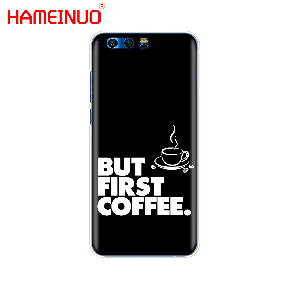 HAMEINUO Ok But First Coffee Cover Case for Huawei Honor V10 4A 5A 6A 6C 6X 7X 8 9 NOVA PLUS LITE | Мобильные телефоны и