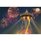 Полный Круглыйквадратный алмаз вышивка Efteling парк фейерверк замок 5D DIY Алмазная картина вышивка крестиком Алмазная мозаика HT023