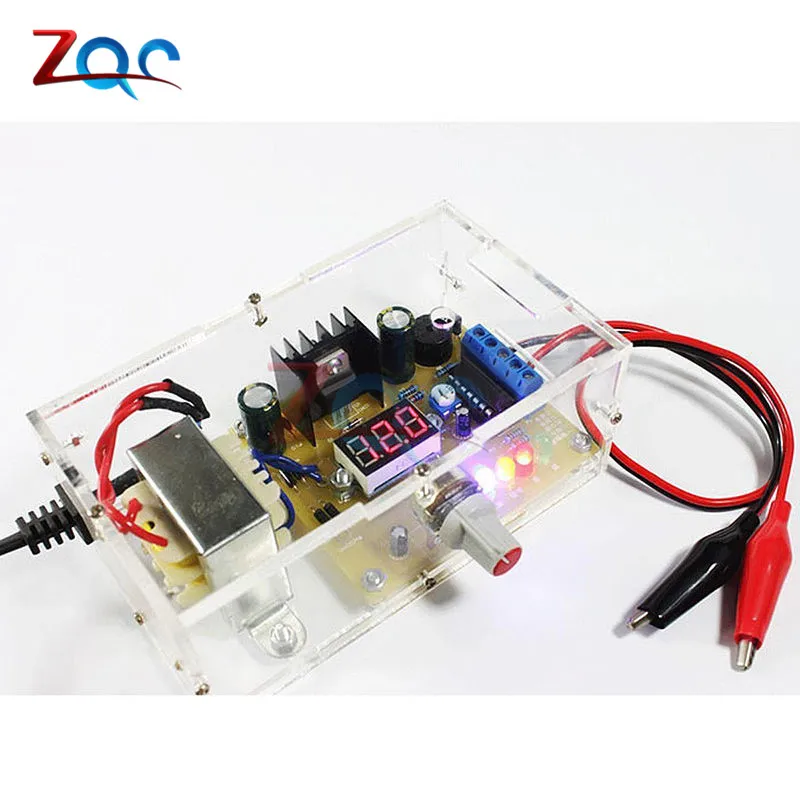 DIY Kit LM317 регулируемый регулятор напряжения 220 В до 1,25 в-12,5 в понижающий модуль питания печатная плата электронные комплекты