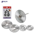 Мини-циркулярная пила из быстрорежущей стали, лезвие для обработки древесины дюйма, 6 шт.