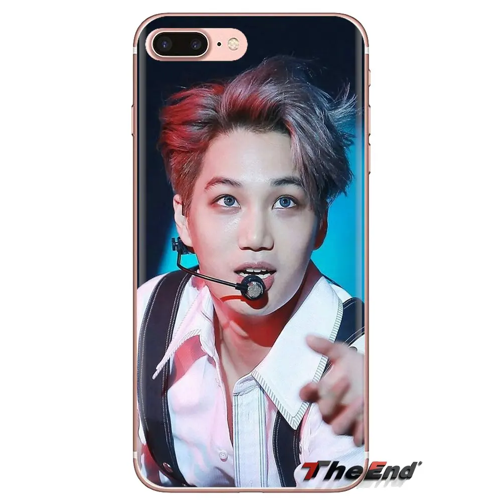Мягкие прозрачные чехлы для iPod Touch Apple iPhone 4 4S 5 5S SE 5C 6 6S 7 8 X XR XS Plus MAX Kai Kim Jong In Exo Kpop |