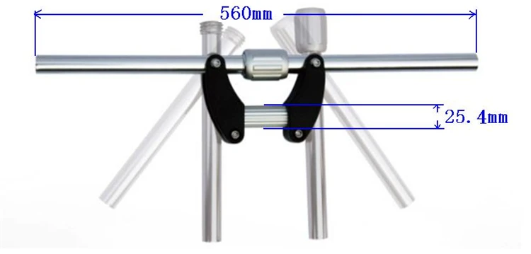 Складной руль из алюминиевого сплава складные детали для велосипеда 25 4 мм 3