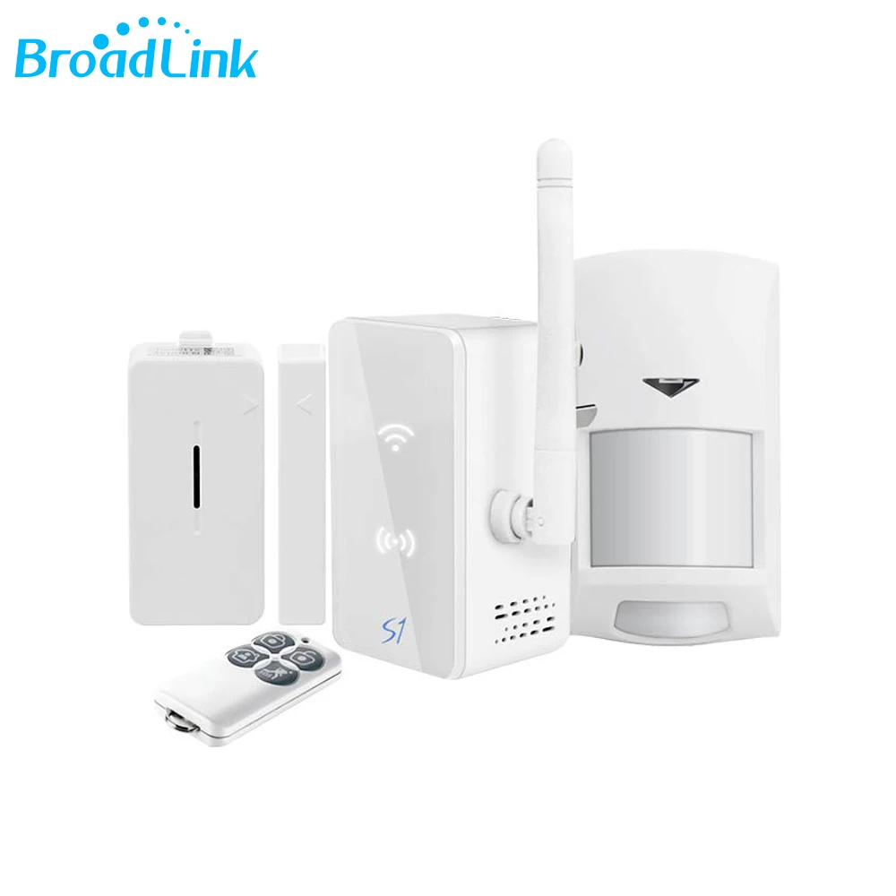Broadlink S1 S1C SmartOne Alarm&ampSecurity Kit Motion Door Sensor For Smart Home Automation System IOS Android WiFi Remote Control |