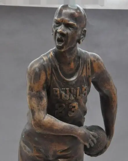 WBY S06082 американская известная большая баскетбольная статуя Майкла Джордана