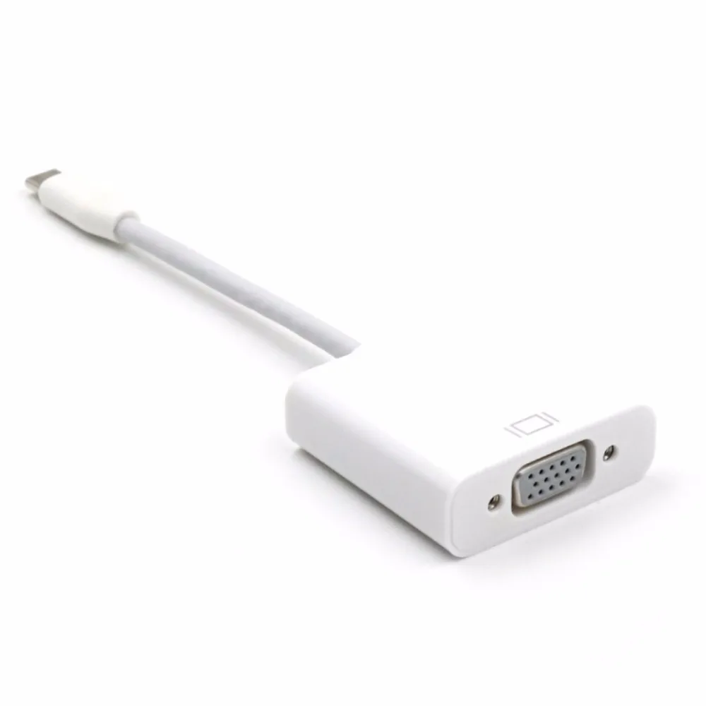 Адаптер VGA типа C Мама адаптер USB 3 1 для монитора проектора телевизора|Адаптеры
