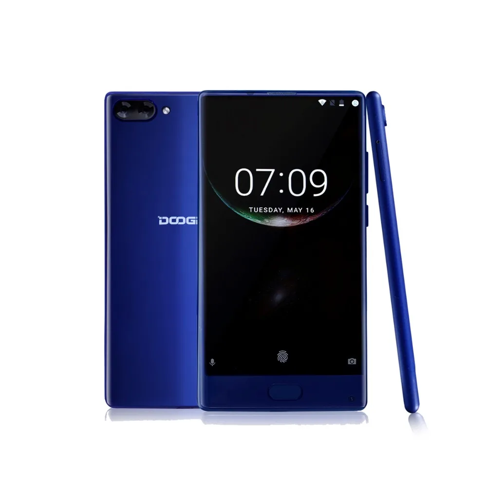 2017 Doogee MIX 4G Phablet 5 дюймовый Android 7 0 Helio P25 Octa Core 2 GHz 4 GB Оперативная память 64 Гб