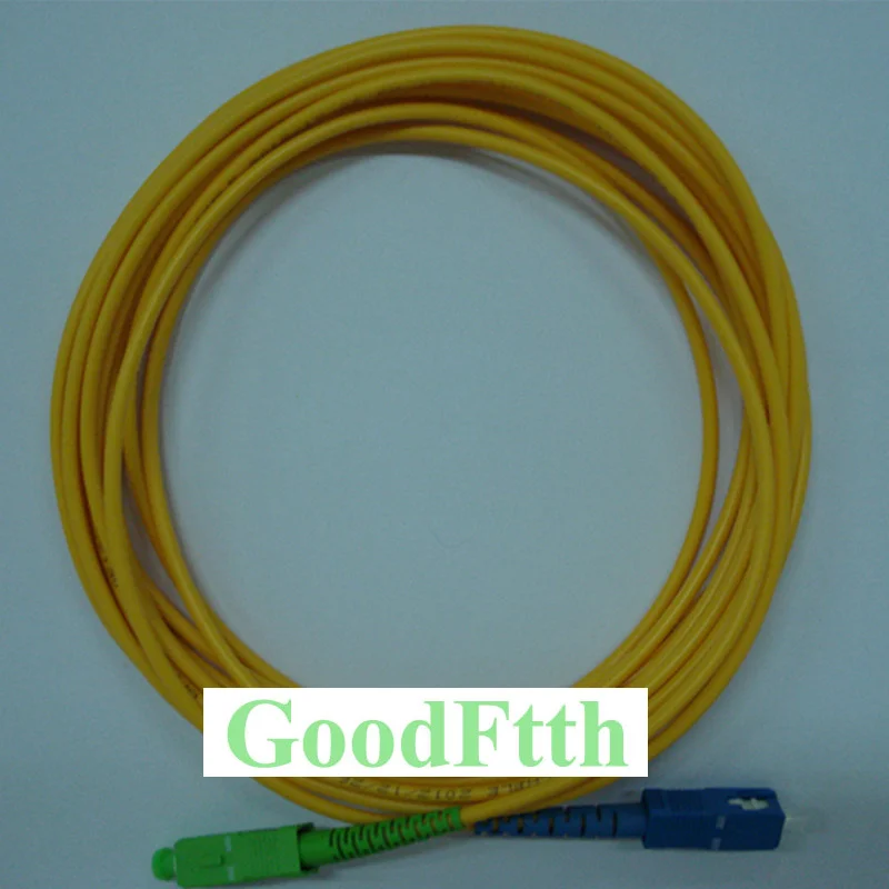 Патч корд Patchcord SC SC/APC SC/UPC NZDSF SM G655 Simplex GoodFtth 1 15 м 10 шт./партия|Оптоволоконное