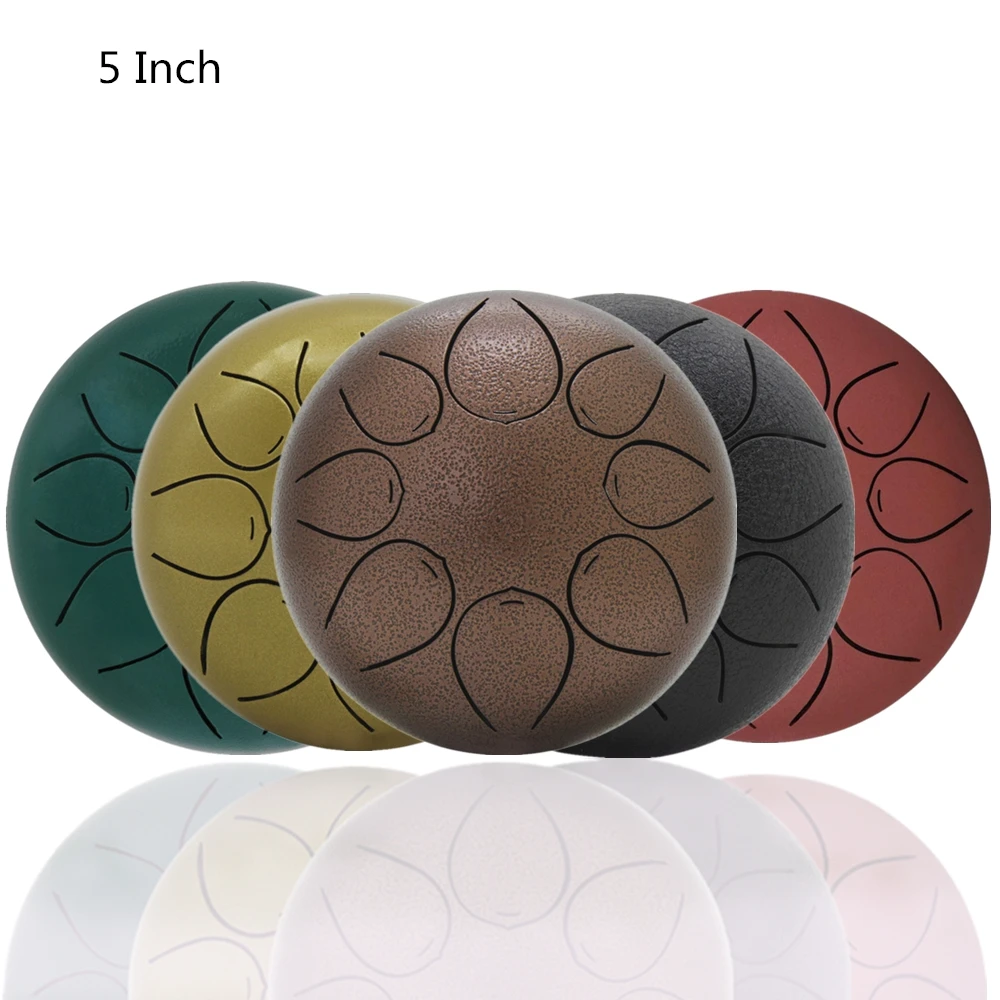 5 дюймов 560 г размер руки Сверхлегкий язык барабан 8 нот с сумкой и барабанной