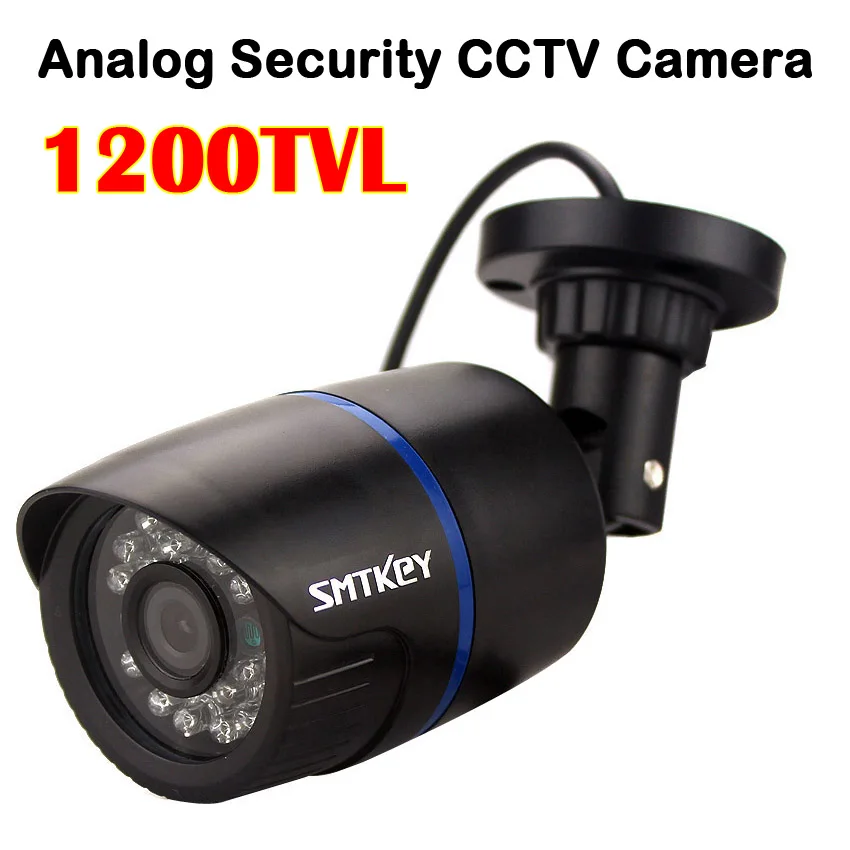 Камера видеонаблюдения аналоговая 1200TVL CMOS цветная Full HD водонепроницаемая ip66