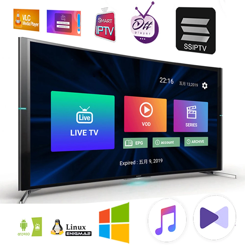 Испания IP tv M3U подписка 6750 каналов 8300 HD VODs музыка Xky sport EXYU взрослые дети новости Поддержка IPTV Box Android tv Enigma2