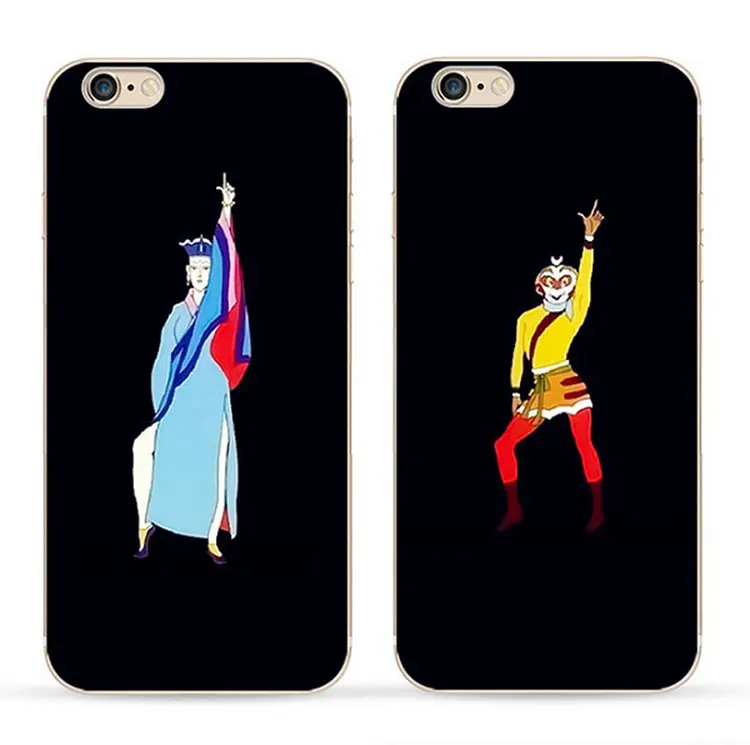 TPU Capa For Apple iphone 6s Case Soft Shell Dancing Monkey Cute Cartoon Painted Phone Iphone 6 Back Cover |