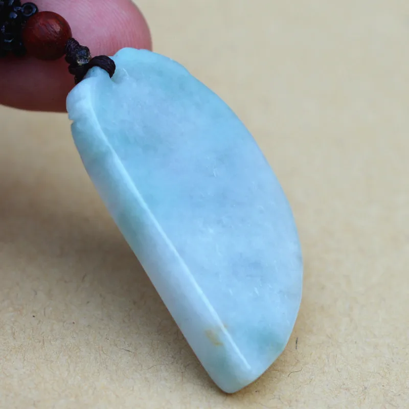 Drop shipping Natural AAA Jadeite Jades Pendant 3D Handmade Carved Chinese Dragon Pendants Amulet Fashion Jewelry+Rope | Украшения и