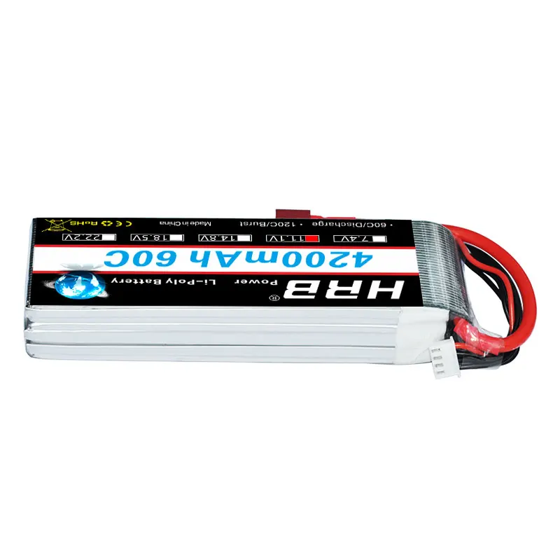 Аккумулятор HRB Lipo 3S 11 1 V 4200MAH 60C 120C LiPo для Traxxas 1/10 Радиоуправляемый автомобиль