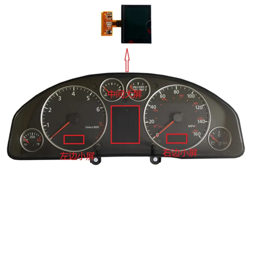 New replacement LCD Screen for A3 A4 A6 C5 Display dashboard screen CLUSTER SCreen PASSAT | Автомобили и мотоциклы