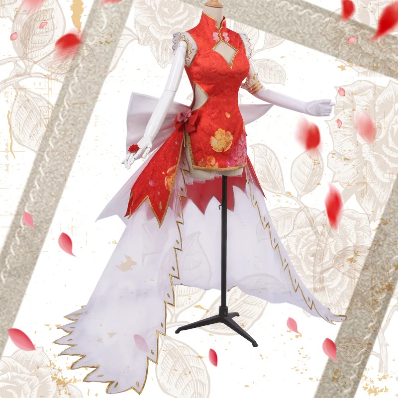 Аниме Fate Grand Order FGO Nero для косплея костюм Чонсам на Хэллоуин женщин новый наряд |
