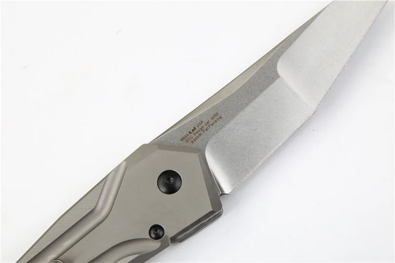 Jufule высокое качество ZT0055 S35VN складной нож titanium ручка сплава 60HRC Открытый Отдых на