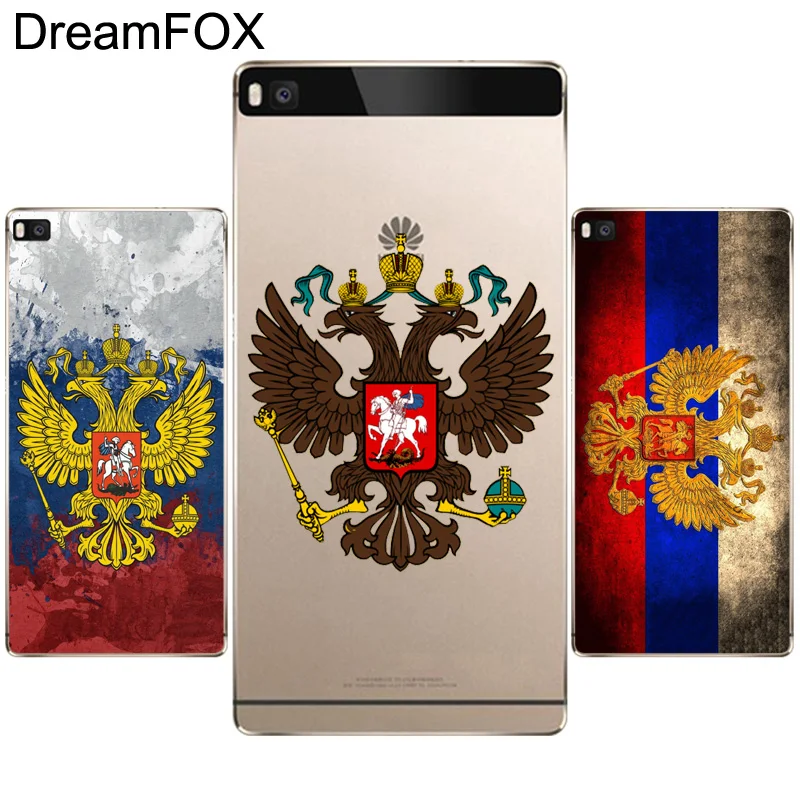 DREAMFOX M131 флаг Российской Федерации Мягкий ТПУ силиконовый чехол для Huawei P8 P9 P10 P20 P30