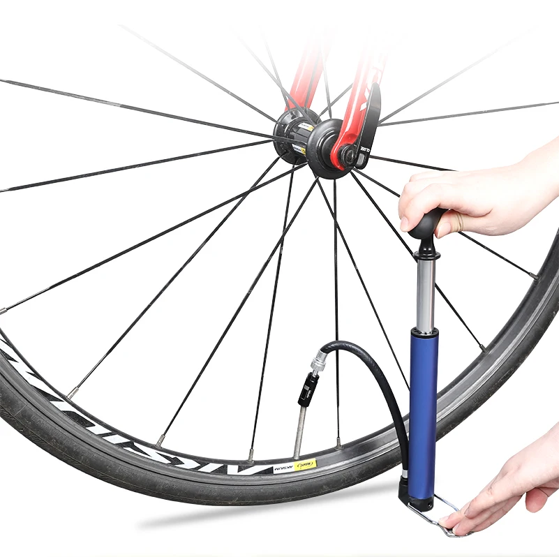 WEST BIKING Сверхлегкий Велосипедные насосы Алюминий сплав 100PSI Schrader (Шрадер)
