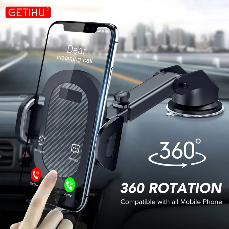 Автомобильный держатель для телефона GETIHU 360 гравитационный универсальный на