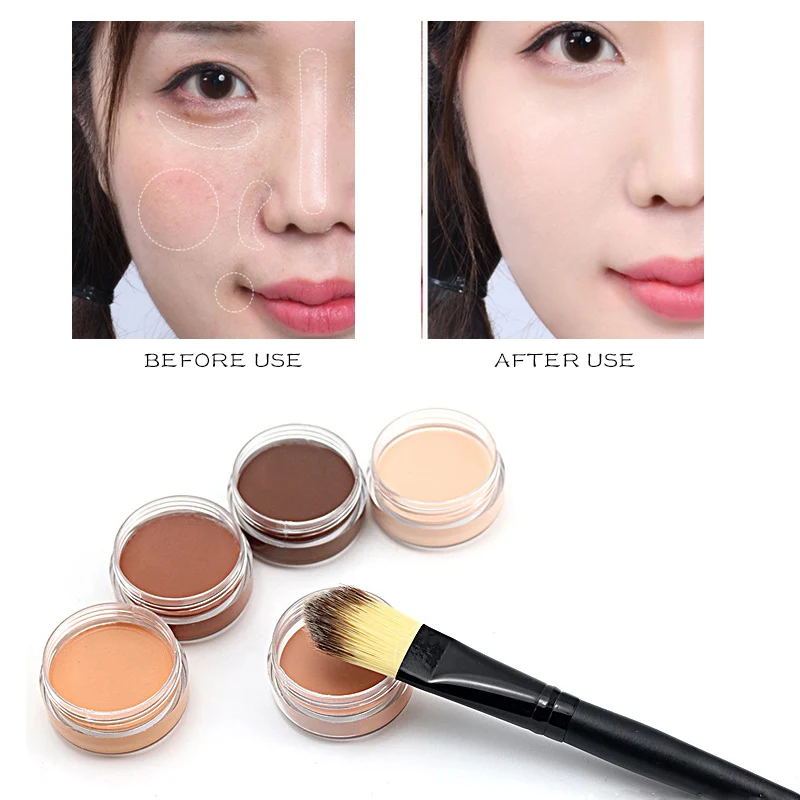 Макияж для лица скрытый консилер контурирующий крем идеальное покрытие макияж