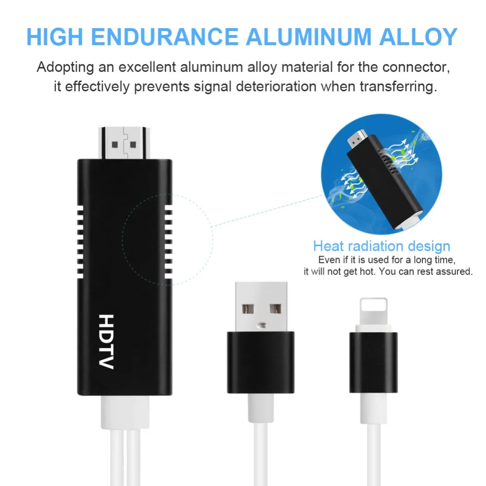 Metrans 8 Pin к hdmi-кабель адаптер USB кабель HDMI 1080 P аудио сплиттер HDTV AV для iOS 10 11 12 iPhone X |