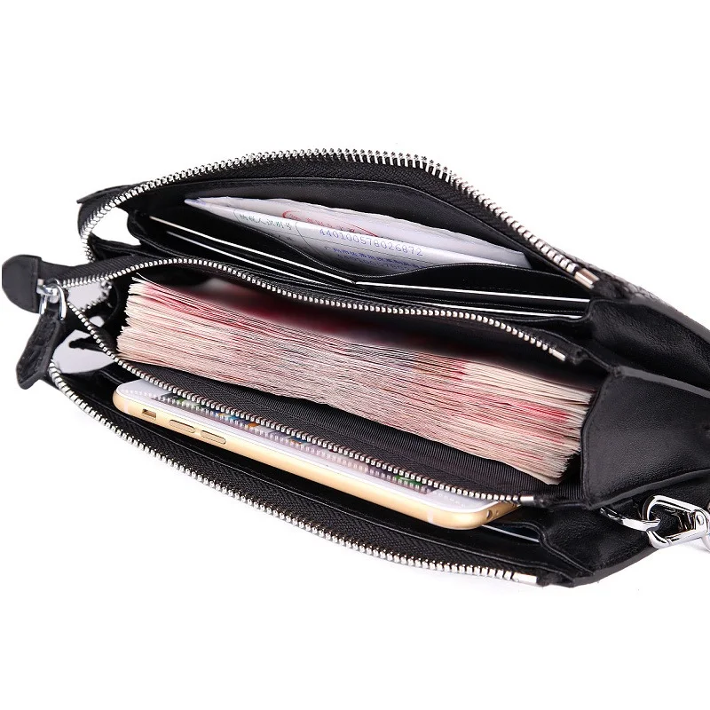 

men bags Alligator Body Classic clutch men's Fashion bag new quality luxury Business real leather wallets designer Day Clutches