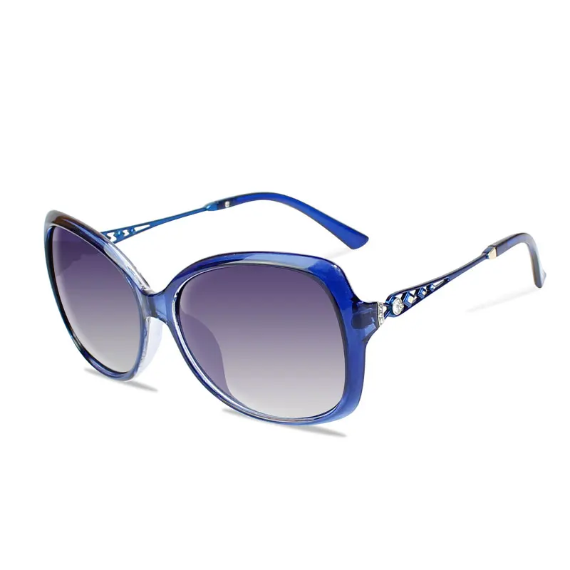 Стразы солнцезащитные очки для женщин поляризационные красные женские Oculos de Sol