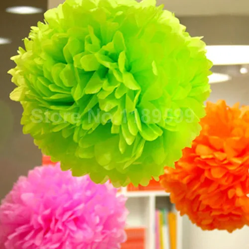 4&quot 6&quot 8&quot 10&quot 12&quot Tissue Paper Pom Poms Wedding Party Decor Flower For Decoration /Garden Supplies | Дом и сад