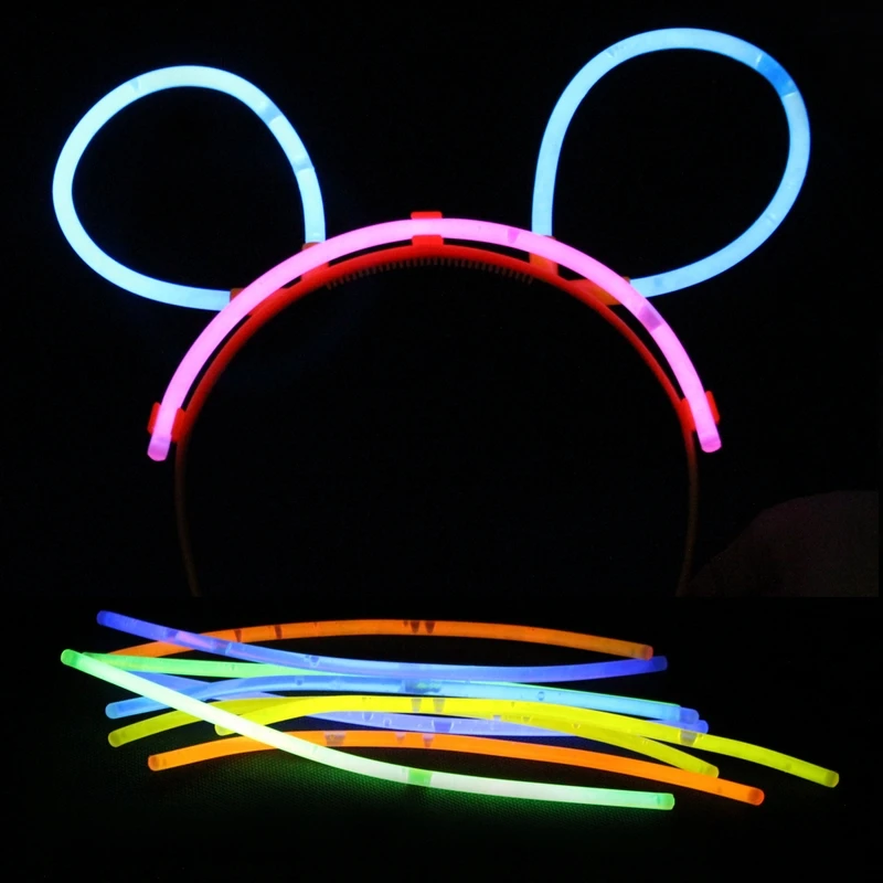 10 комплектов светящаяся повязка на голову со светодиодной подсветильник кой|led