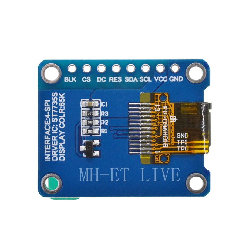 MH ET LIVE IPS 0 96 дюйма 8PIN 1 3 7PIN SPI HD 65K полноцветный TFT ЖК модуль ST7735 ST7789 привод 80*160 240*24 с