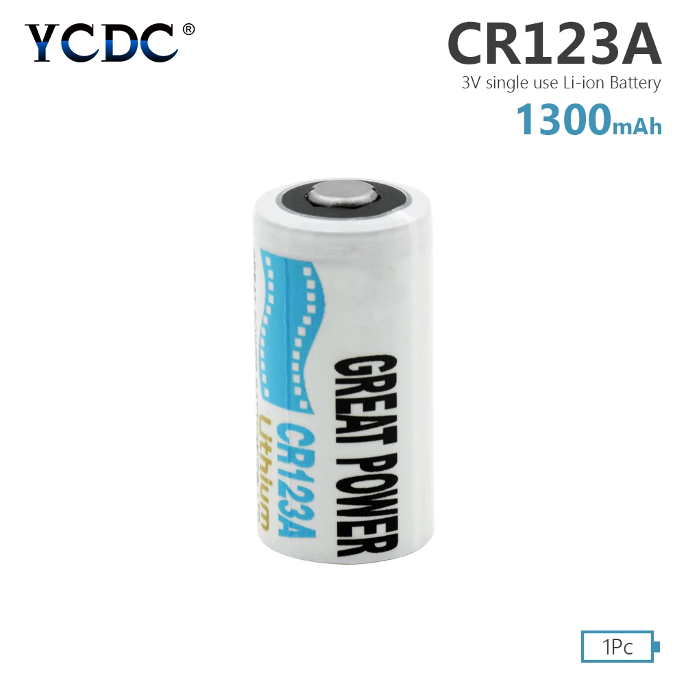 Цельнокроеное платье Высокое качество 3V CR123A LiMnO2 батареи CR17345 K123A VL123A DL123A 5018LC SF123A