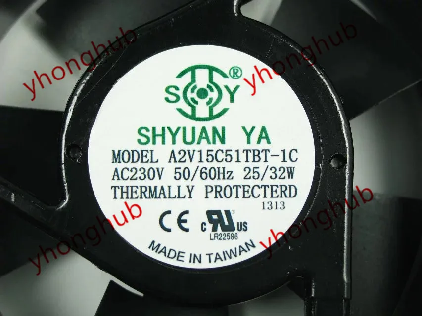 Вентилятор охлаждения сервера SHYUAN YA A2V15C51TBT-1C AC 230 в 25/32 Вт 172x172x51 мм | Компьютеры и