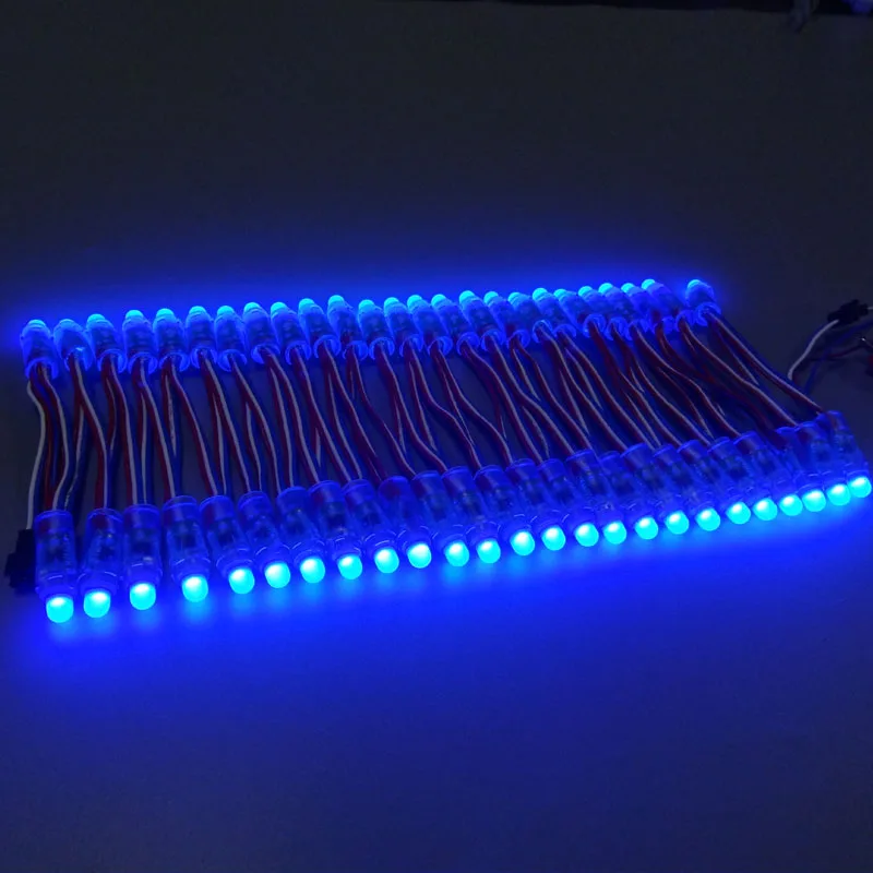 50 шт./лот 12 мм WS2811 2811 IC светодиодная RGB Гирлянда модульная светящаяся гирлянда