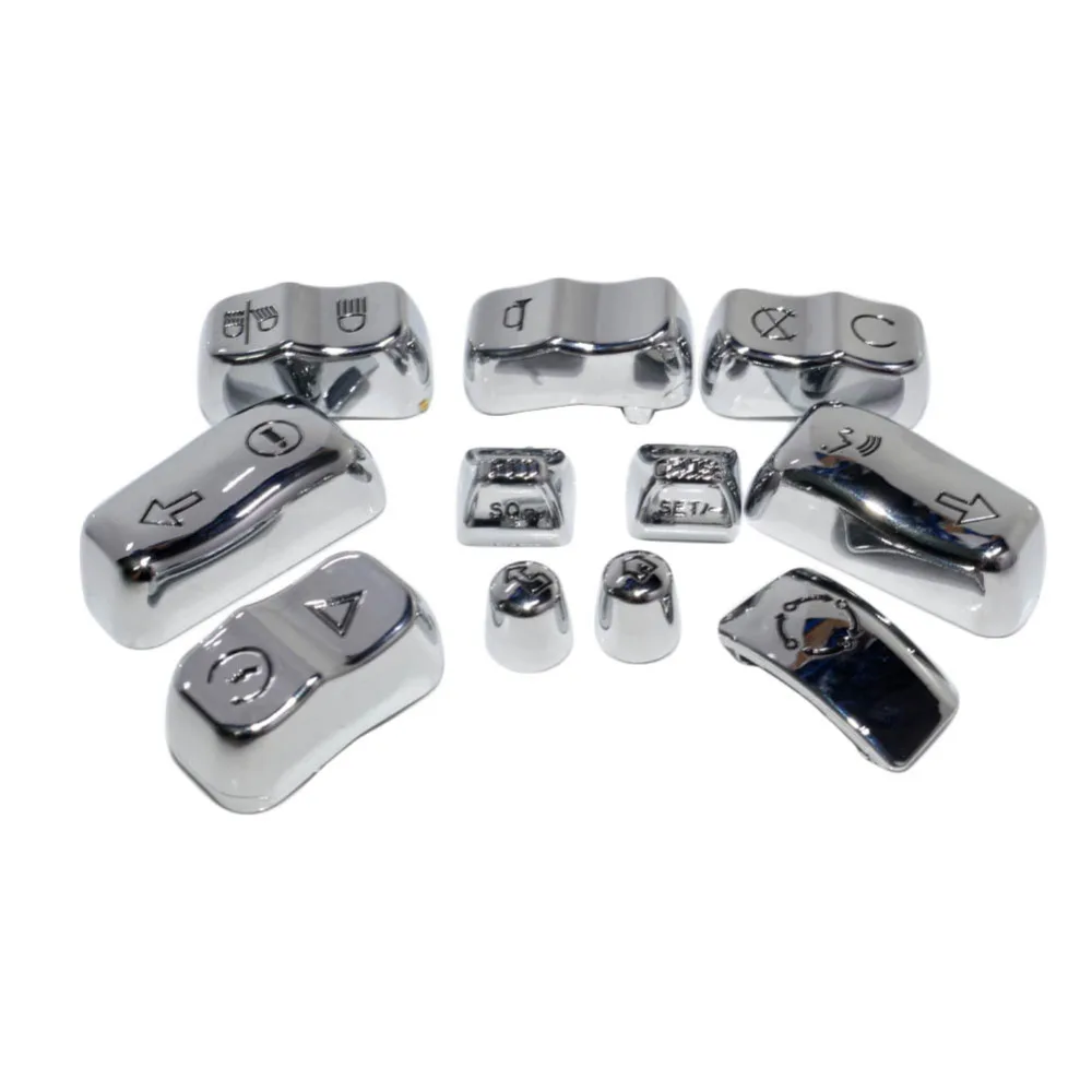 11 шт. черная крышка крышки для ручного переключателя кнопка Harley Electra Glide Road Touring