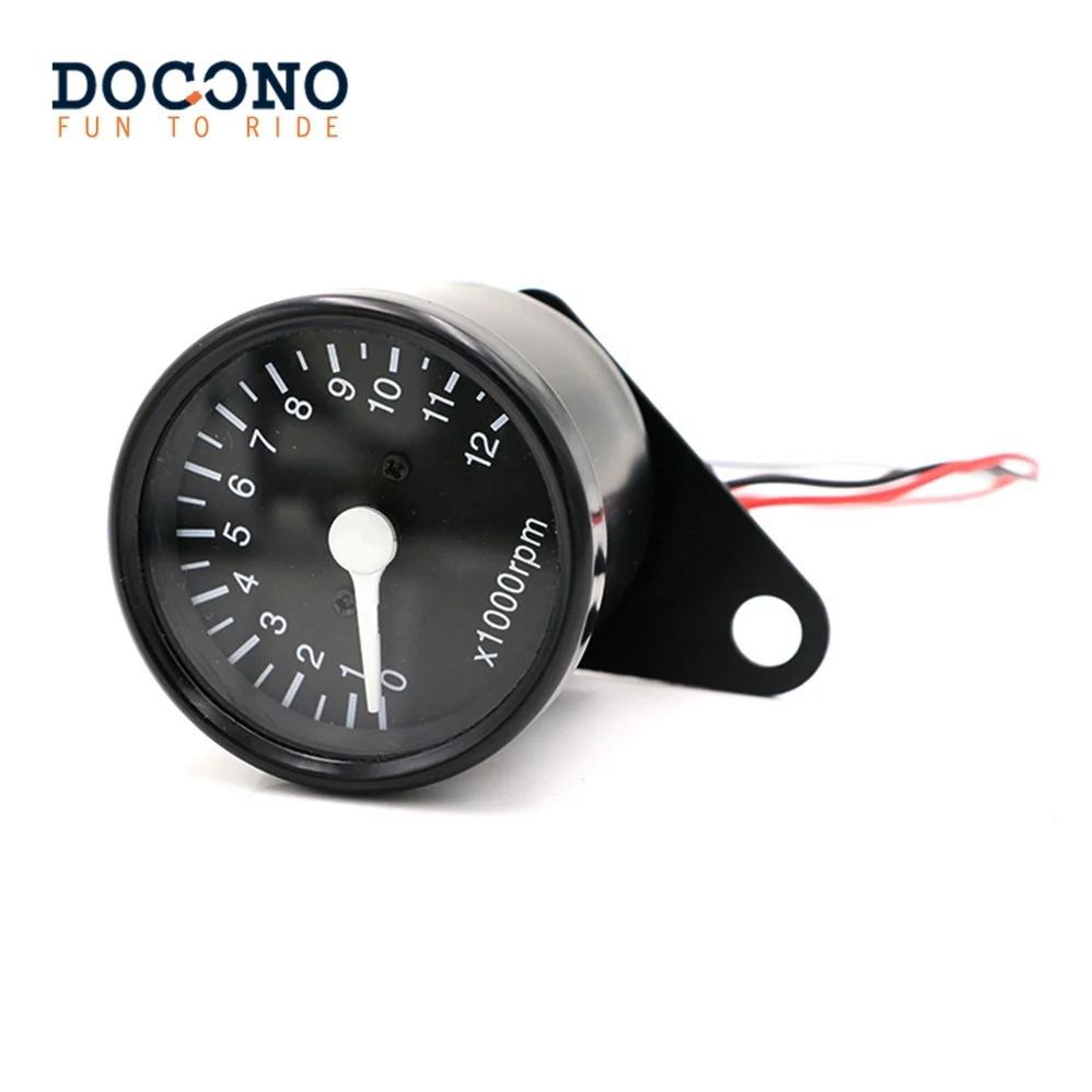 Универсальный 12В мотоциклетный тахометр измеритель частоты вращения Спидометр