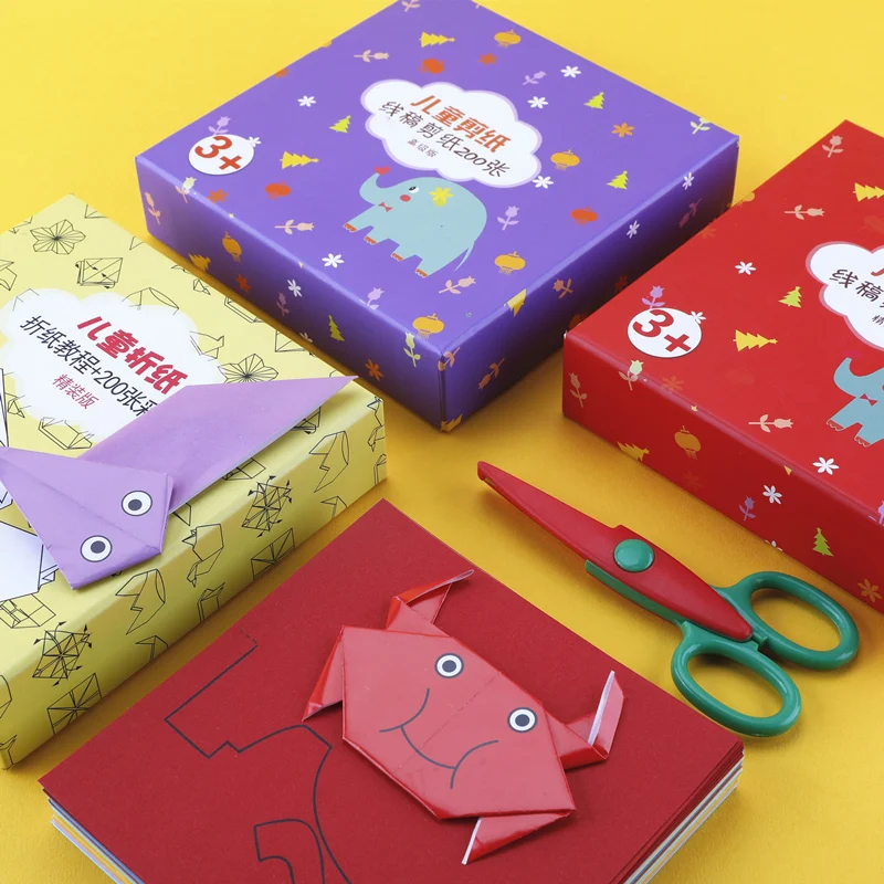 200 шт бумага для детского сада поделки DIY игрушки материал набор/весь набор дети