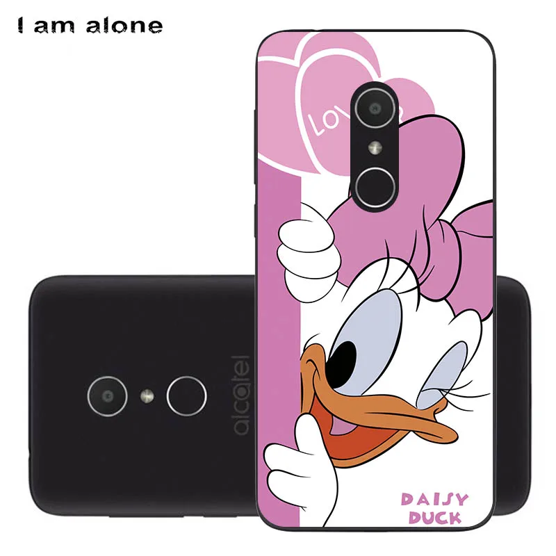 Solf TPU HH60 Чехол для телефона I am alone для Alcatel 1X 5059A 5059D 5059I 5059J 5059T 5,3 дюйма, Модный милый цветной Чехол для мобильного телефона из ТПУ - Цвет: Solf TPU HH60