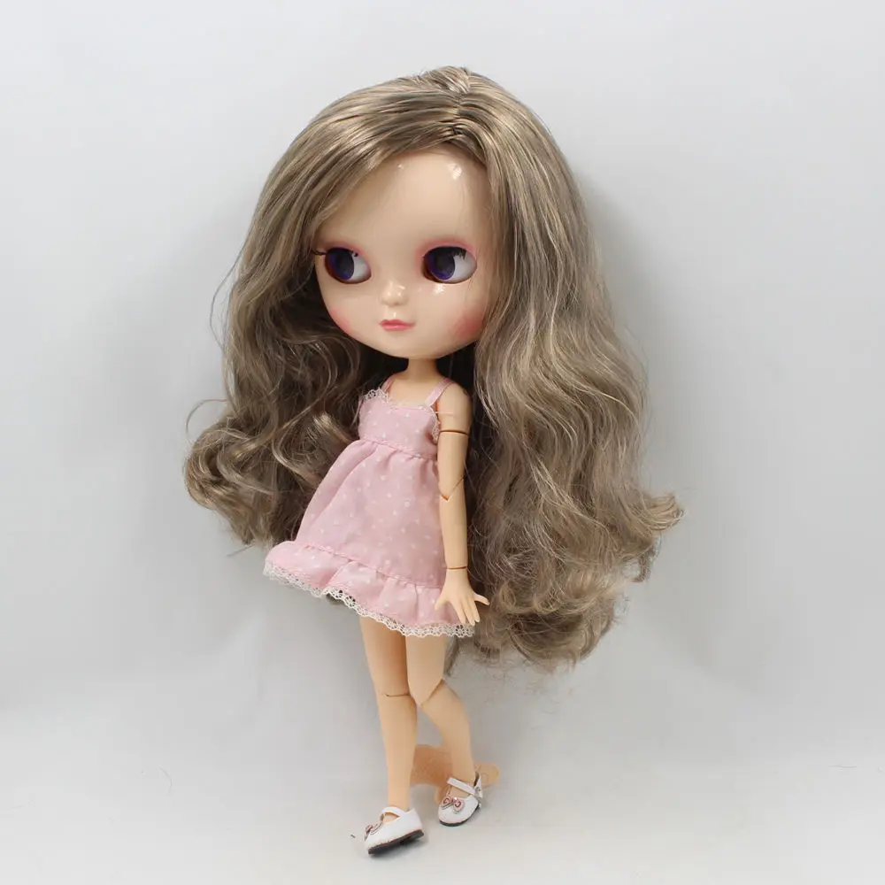 Blyth кукла ледяная licca тело 22409016 мода смешанные цвета вьющиеся волосы без челки