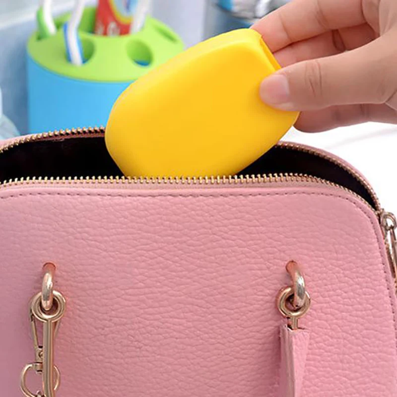 Силиконовая щетка для чистки ручная уплотненная силиконовая белья мини