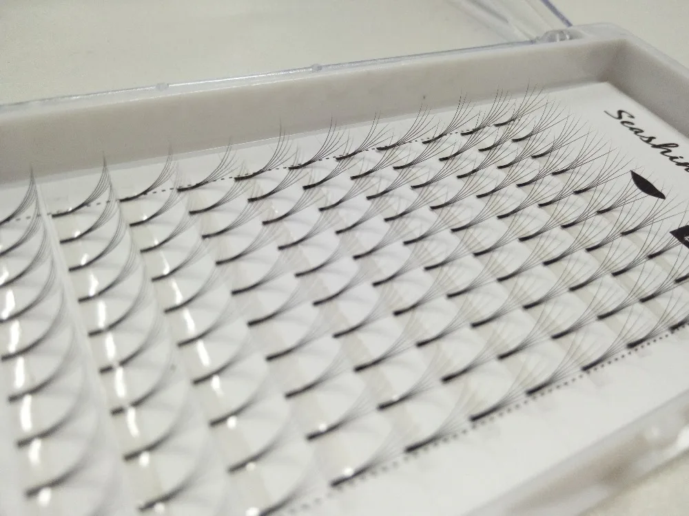 

12lines/tray Individual lashes high-quality 5D False Eyelashes Extension make up Free Shipping