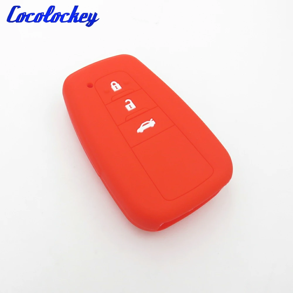 Cocolockey силиконовый резиновый автомобильный брелок чехол Чехол держатель для кожи