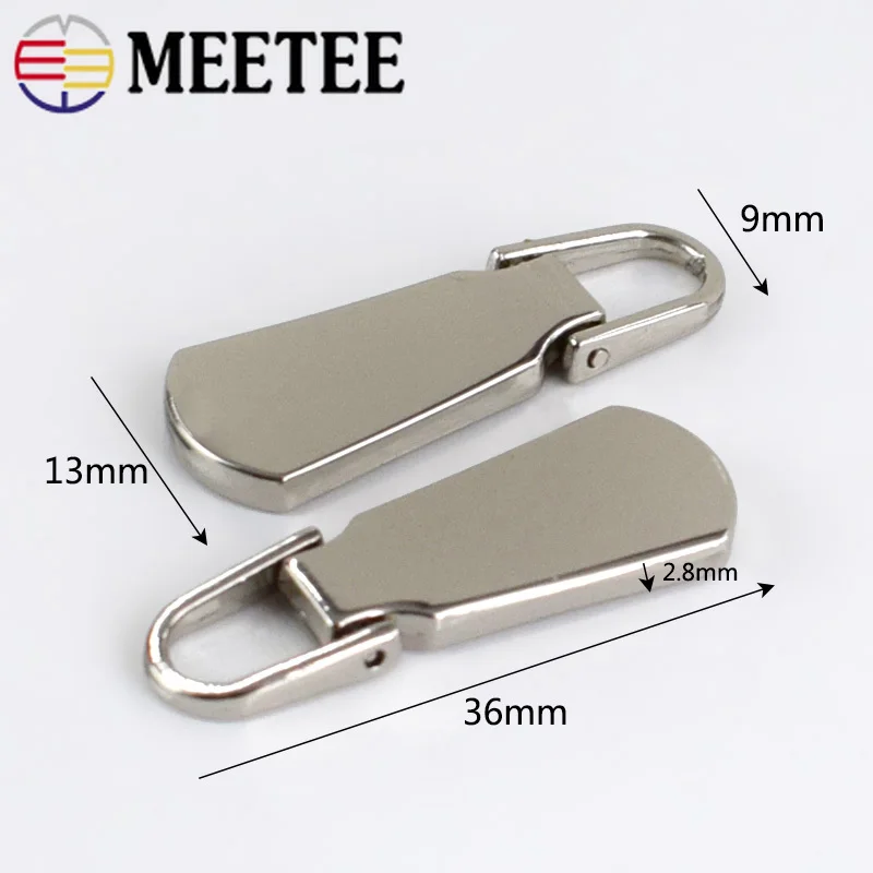 Meetee 5 шт. съемные # металлические застежки молнии для ремонта головок комплекты