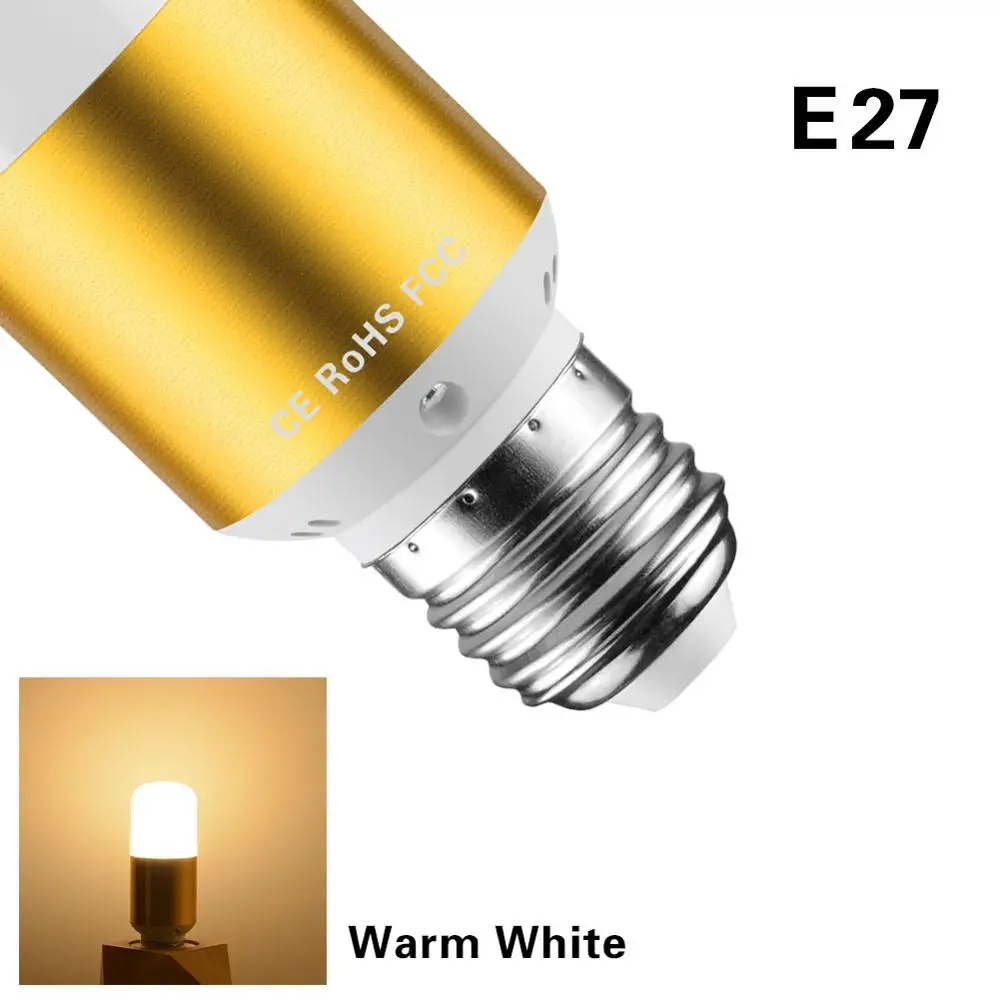 E27-Warm White-Gold AIMENGTE светодиодный светильник E27 E14 110 V-220 V 5W 7W 9W Светодиодный светильник в форме свечи Ретро винтажная лампа Эдисона светильник - Цвет: E27-Warm White-Gold