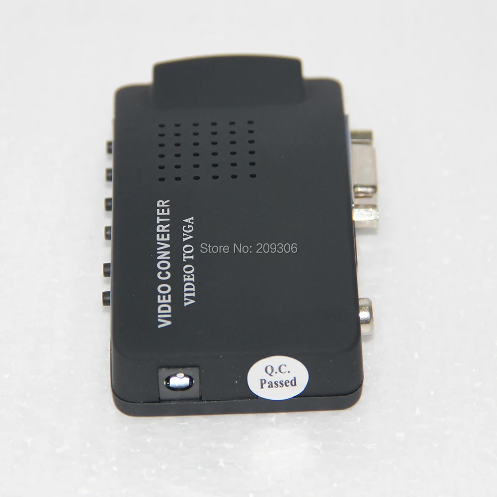 Charmvision CAV2V AV в VGA S-video в VGA видео конвертер CVBS конвертирует видеосигнал, чтобы добавить больше удовольствия для семейного видео оборудования