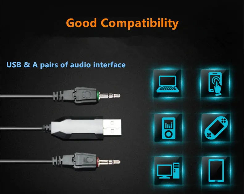 SADES A55 pro Gaming headset повязка 3 5 мм проводной вибрации наушников стерео регулятор