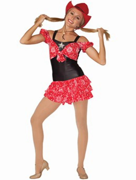 Импортные товары ковбойские костюмы джаз Танцевальный костюм для девочки |