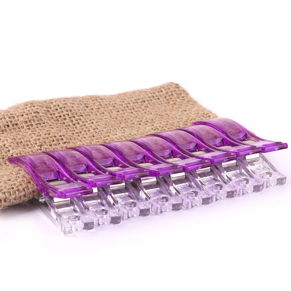 20 шт. прозрачные клипсы для хранения зажимы шитья одеяла пластиковые зажимы|clamping