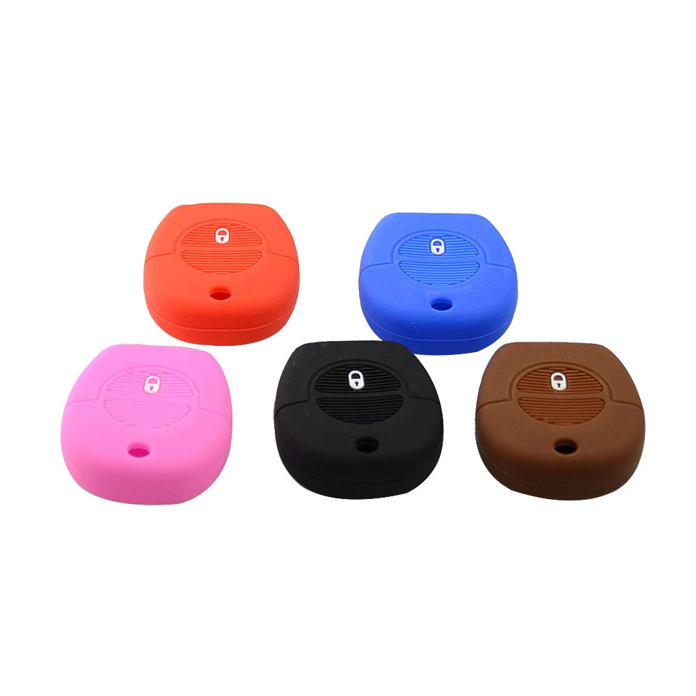 OkeyTech силиконовый чехол с 2 кнопками для автомобильного ключа защитный кожаный